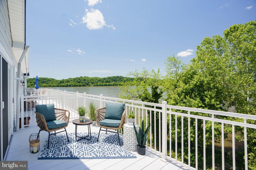 There's no place like home at Tomes Landing. This top-floor, end-unit condo combines stunning Susquehanna River views, spacious living areas, and the convenience of low-maintenance condo living in the heart of historic Port Deposit. Offering 3 bedrooms and 2 full baths, this well-designed home benefits from the extra windows and natural light of an end-unit location. The kitchen includes a breakfast bar, pantry, and dedicated laundry room. A spacious living room with ceiling fan flows seamlessly into the sunroom, where walls of windows showcase the river and surrounding landscape. Outside, the balcony provides the perfect vantage point for taking in the ever-changing scenery, from passing boats to occasional sightings of osprey and bald eagles. The primary suite features a walk-in closet and private bath with dual vanity, jetted soaking tub, and separate shower. Two additional bedrooms and a full hall bathroom provide flexibility for guests, hobbies, or a home office. Additional highlights include elevator access and a garage assigned to the unit. Optional community amenities may be available for an additional fee, including access to the pool and clubhouse. Ideally located near Lee's Landing, local marinas, restaurants, parks, and trails, with Susquehanna State Park just across the river. Convenient to Hollywood Casino, Great Wolf Lodge, I-95, and major commuter routes. Whether you're looking for a full-time residence or a weekend retreat, this is your opportunity to enjoy waterfront living at its finest.