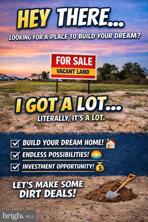 Vacant Land For Sale - 122 Newport Avenue<br/> FORTESCUE, NJ 08321