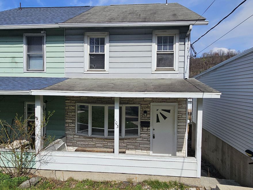 Welcome to 103 W. Miner St in Coaldale, PA, a stunningly renovated 3-bedroom, 1-bathroom home situated in a quiet neighborhood that perfectly blends modern luxury with move-in-ready convenience. The inviting front porch leads you into a bright first floor featuring a seamless flow from the living room to the dining area, all accented by fresh paint and brand-new luxury vinyl plank flooring. The gourmet kitchen is a true centerpiece, boasting brand-new shaker cabinets with soft-close drawers, elegant quartz countertops, ample workspace, and a full suite of new stainless steel appliances, with a bright sun room located just off the back for added versatility. Upstairs, the second floor offers two spacious bedrooms and a fully renovated bathroom with contemporary finishes, while the third floor reveals a massive third bedroom that serves as a private retreat. Every inch of the home has been refreshed with new carpeting and a neutral color palette, leaving nothing for you to do but move in. Outside, the property features a huge detached garage that provides incredible value for parking or storage, all while benefiting from the area's low taxes. Set your showing today!