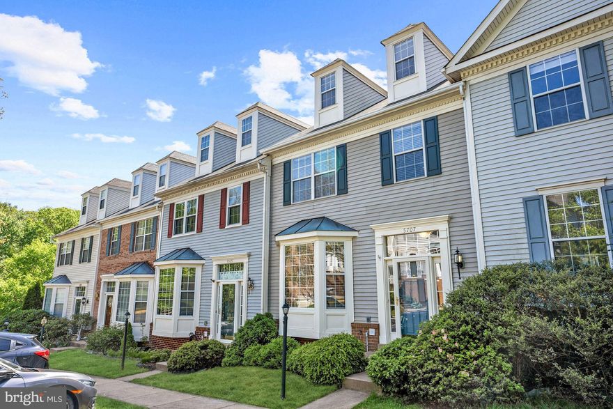 Updated, spacious, one-owner townhouse in spectacular location! See 5707ClaphamRd.com for 3D video tour and more. Remodeled kitchen with walk-in pantry, granite countertops, stainless steel appliances, 5-burner gas range, 42" cabinets, recessed and under cabinet lighting, tile backsplash, table space, great counter space, and sliding glass doors leading to large deck. New flooring and paint throughout. Updated bathrooms on main and upper levels. Open living/dining area with bay window great for entertaining.  Roof is 3 years old. Lower level family room with gas fireplace, recessed lighting, sliding glass door to deck and garden with stacked stone walls surrounding lush landscaping. Lower level full bath and bonus room with recessed lighting. Large master bedroom with two large closets (1 walk-in and one with extensive organizer) and master bath with large vanity, soaking tub and separate shower. Large closets with organizers in other bedrooms.  4th level loft with charming dormers, updated lighting and additional storage.  Separate finished laundry room on lower level. Two parking spaces. Surrounded by Kingstowne shopping and conveniences: half mile or less to Fairfax Connector buses running between Van Dorn and Franconia-Springfield metro stations; 1 mile or less to Aldi, Safeway, Kohls, Walmart, movie theater, Cava, and more; approximately 2 miles to the Inova Healthplex. 3 miles to Wegmans, Franconia-Springfield metro and VRE station, and Springfield Town Center; 5 miles to Ft. Belvoir. Convenient to major commuting routes: Van Dorn and Beulah Streets, Telegraph Road, the Beltway, and I-95/395.