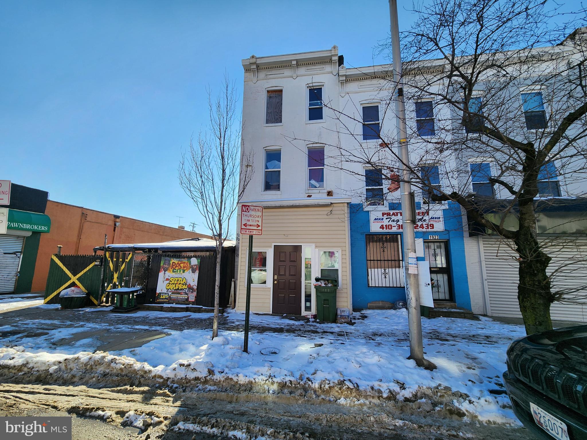 This large 3 level home is centrally located on Baltimores westside close to Hospitals, A casins the stadiums and Inner Harbor. Check Zoning to see what can uses are allowed. Groundrent unknown, Seller will not redeem.