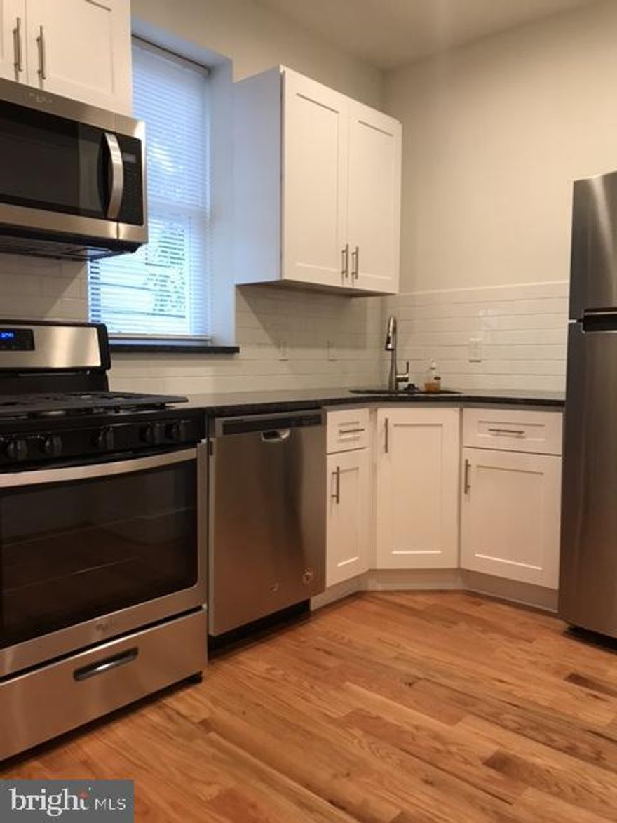 Beautiful,  renovated 2BR house with hardwood floors, stainless steel appliances, large yard, basement with W/D. This place has full bathroom on the second floor and half bathroom on the first floor. CENTRAL AC!!
Everything is brand new and ready for move in. Schedule your showing now.
Available immediately.
Pets are conditional with $500 non refundable pet fee.