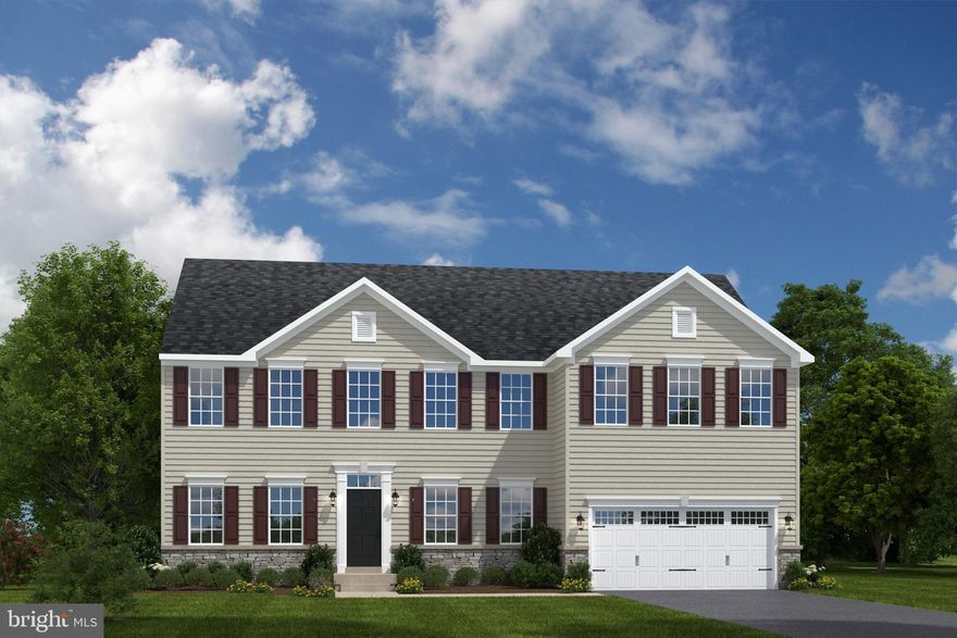 The Corsica,  at Burwell in Martinsburg, is a (to-be-built) single-family home with a spacious floor plan you’ll love! Enter through the family entry off the 2-car garage or the stately front porch. The inviting foyer directs you to a dining room, a living room, or a stunning great room. This impressive space flows seamlessly to the gourmet kitchen with an expansive island. Upstairs, a loft is great for entertaining, while 3 additional bedrooms and full bath offer private comfort for family or guests. The luxurious owner’s suite features 2 walk-in closets and a beautiful double vanity spa-like bath w/ water closet.  Add a covered rear porch to enjoy your beautiful outdoor space and relish immediate use of your entirely sodded lawn.   The Corsica is an instant classic and can also be built with a basement. Enjoy the tranquility of a well-established neighborhood, conveniently situated just minutes away from all your daily needs.  Just 5 mins to I-81 and 45 mins to Frederick, MD.  Closing Cost Assistance available w/ seller's preferred lender.  Notes: Homesite premiums may apply, photos are representative only.