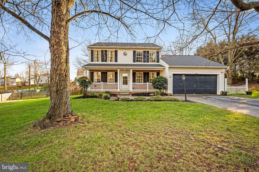 Welcome to this spacious single-family home set on over half an acre of beautifully usable outdoor space and comfort. A charming covered front porch invites you in—perfect for morning coffee, relaxing evenings, or welcoming guests. The main level features a bright, open floor plan with a large kitchen, cozy gas fireplace, and a convenient half bath. Upstairs, you’ll find three generous bedrooms and two full baths, including a well-appointed primary suite. The fully finished basement adds exceptional versatility with an additional bedroom/office and a second half bath—ideal for guests, hobbies, or remote work. Enjoy outdoor living on the deck overlooking the expansive yard, plus the convenience of a 2-car attached garage. Recent updates provide peace of mind, including new carpet, roof (approx. 2021), water line (2020), furnace (approx. 1 year), and water heater (approx. 2 years). Located in a desirable area zoned for William S. James Elementary and Patterson Mill Middle and High Schools, this home is the perfect blend of space, function, and modern comfort.