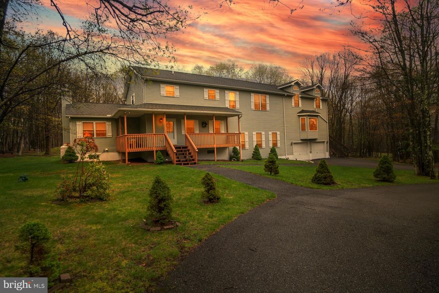 Welcome to the ultimate entertainment home in the highly sought-after Indian Mountain Lakes community! This massive, extraordinarily maintained 6-bedroom, (2 Full 2 Half) bath home offers an unparalleled combination of space, luxury, and functionality. With two expansive family rooms, a cozy living room, and a huge recreation room, this home is designed to host gatherings and create lasting memories. The kitchen is a chef’s dream, featuring ample counter space and modern appliances, with an adjacent breakfast room for casual dining. The oversized dining room is perfect for formal dinners and large family gatherings. Upstairs, you'll find all six spacious bedrooms, including a large & luxurious master suite with cathedral ceilings & tons of natural light, as well as a second bedroom with its own en-suite full bath. A third full bath serves the remaining bedrooms, ensuring plenty of room and privacy for everyone. Outside, the property continues to impress with a covered front porch, a built-in two-car garage, and a large horseshoe driveway for convenient parking. Enjoy the outdoors on the rear deck or side deck, ideal for entertaining or relaxing in peace. Located in a private, gated community, this home offers the perfect balance of seclusion and accessibility. With so many features to list, this one-of-a-kind property is a must-see. Short-term Rental Friendly! Don’t miss your chance to own this incredible home in Indian Mountain Lakes!