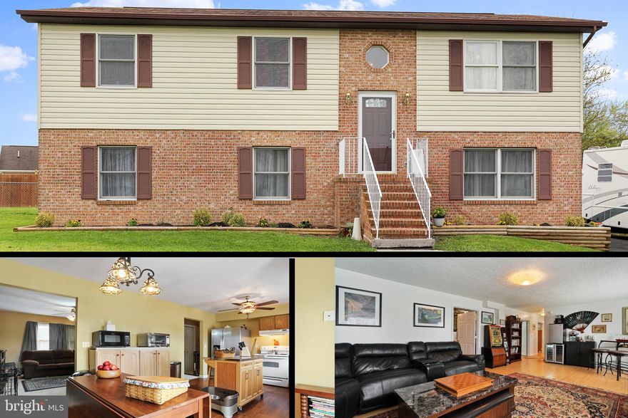 Beautiful home - well taken care of. It has recently been upgraded with top of the line new flooring,  And it's larger than it looks. The downstairs is a separate living space in itself with a family room, 2 bedrooms and a full bath - all these rooms are bright and large. The full windows bring in lots of light (not an underground basement but partially underground  - doesn't have that basement vibe. :) Really a beautiful bright area.  Upstairs is a cozy tasteful space with 3 bedrooms, 2 baths.  Natural gas heat  Deck and Above ground pool (it's a nice pool) outside with brand new wood 8 ft privacy fence in back.  Move in Ready. **There's a 3D self guided tour available for this home so you can:  walk through the home and surrounding area virtually at your own pace, see a top view floor plan,  see a "doll house" view of the home, use the ruler to measure any space you want .  Next best thing to being there so be sure to click the Virtual Tour Link.. It's the little movie camera looking icon at the top.