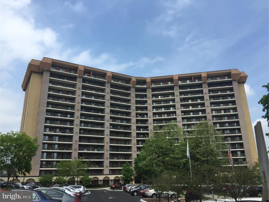 Welcome to the Valley Forge North Tower located within Upper Merion school district, a unique opportunity exists for underpriced 2 bedroom condo for discriminating taste.  Condo has open concept with large space for dining room and living room.   Eat-in kitchen, garbage disposal, washer & dryer, track lighting with vast amount of closet and storage space throughout the condo.  Commanding & centered view of the complex and King Prussia with expansive balcony with no less than three sliding glass doors. Built-in desk,storage in second bedroom.  The huge master bedroom with master bathroom and 3 mirrored finished closets.  Tower members only Club house features Fitness center, Tennis courts, Indoor in-ground pool & Outdoor in-ground pool,  Volleyball, large kitchen, BBQ area, Banquet room, Reading library.  Condo fees include Club House, Water, Trash removal,Snow removal, Cable with two premium movie channels & plenty of visitor parking. Notable, condo complex is with a .125 of mile Valley Forge Casino and .5 mile from King Prussia Mall one of the best shopping/entertainment/restaurants in America.  Condo sold "as is".