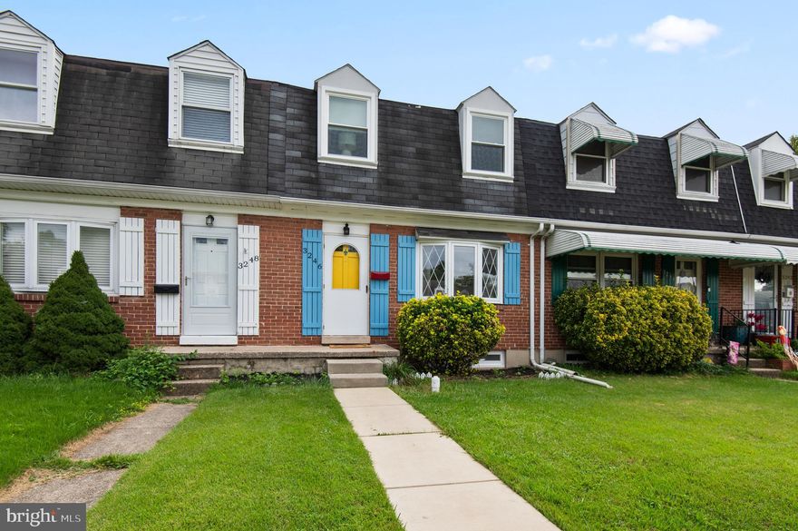 Great Location.    A wonderful opportunity to own a 3 bedroom 1 bath townhome with basement.   Easy access to downtown Baltimore, Annapolis and DC.  This home has many improvements;  Insulation added to the attic (2021),  water heater (2022), washing machine (2023), and dryer (2024).   Spacious living room and dining room;  almost all the windows are new throughout the home (2024).  The charm of the interior is complemented by a fenced rear yard with large parking pad and additional street parking.  This home has tons of storage.