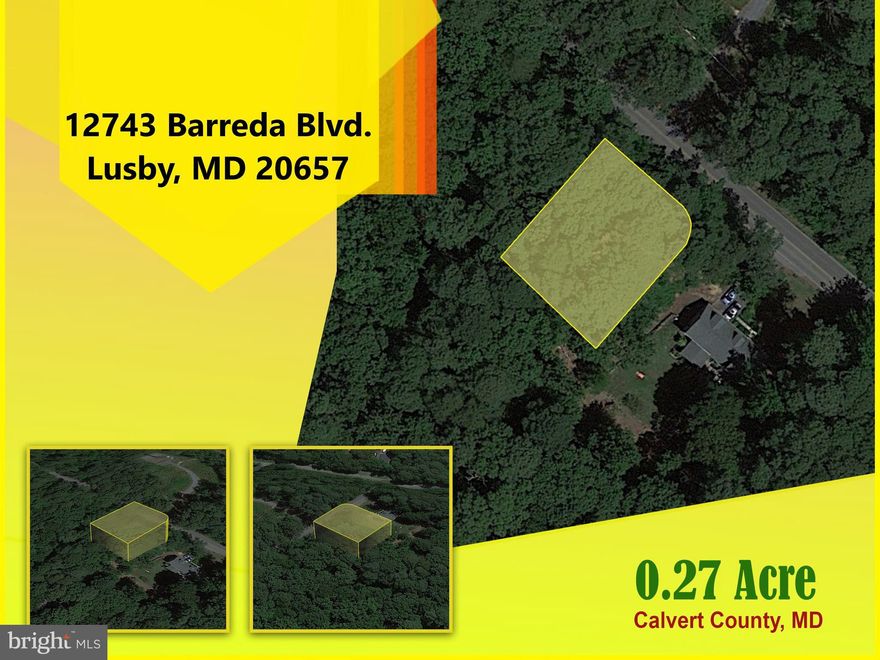 ONLINE AUCTION: Bidding begins 3/16/2023 @ 10:00 AM. Bidding ends 3/20/2023 @ 11:40 AM. List Price is Suggested Opening Bid. Deposit: $5,000. This lot of land is located in the Chesapeake Ranch Estate-Drum Point area of Lusby, Maryland, in Calvert County. It's just minutes away from the water, with nearby attractions include Lake Charming, Mill Creek, Seahorse Beach, Patuxent River, and Driftwood Beach, all just a short drive away. With easy access to the major traffic artery of Rousby Hall Rd, commuting is a breeze. Don't miss out on this fantastic opportunity in this serene location. Vacant Lot of Land. +/- 11,718 SF (0.27 Acres).