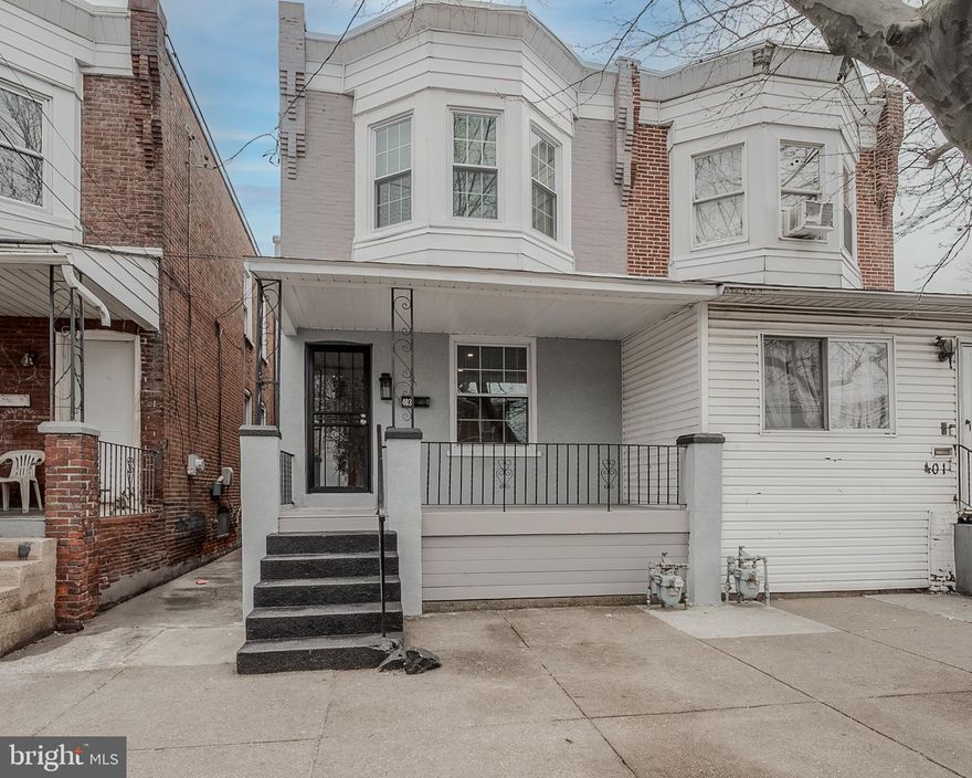 Renovated from top to bottom!  This charming home has been completely remodeled and refreshed to offer soothing contemporary living spaces.  A covered front porch greets you to this home.  Step inside to the expansive living room & sitting room combination with recessed lighting and lovely natural light throughout.  Flow into the spacious dining room with a wall of windows; perfect for gathering and entertaining. Off the dining room is the lovely kitchen with stainless steel appliances, bright white cabinetry with soft close drawers and tile backsplash, Corian countertops, and convenient access outdoors to the back yard for grilling.  Back inside and completing the main level is the laundry room. Upstairs you will find all 3 bedrooms, each with spacious closets, including the primary bedroom with large bay window, a renovated full bath and linen closet.  The backyard offers a fenced space for outdoor living, dining, entertaining, gardening, or whatever your heart desires, and the full basement offers tons of additional storage. Valuable upgrades include a new roof, new windows, new doors, all new wiring, new duct work, new porch shingles, new carpet, and new paint.  This home is 100% move-in ready.  Be sure to view the virtual tour and schedule a showing today!