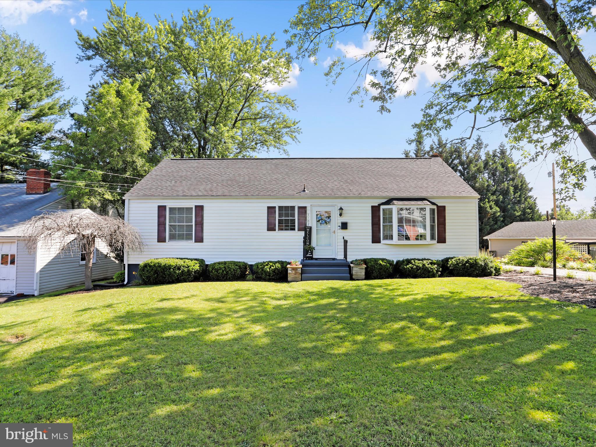 Beautifully Maintained Rancher with Functional Upgrades & Classic Charm!
Welcome to 1102 Carrie Way — a move-in ready rancher that offers timeless appeal and practical living. This 3-bedroom, 2-bath home boasts over 1,790 square feet of finished space, filled with natural light, tasteful updates, and warm details throughout.
Main Level: Step into the inviting living room where hardwood floors, crown molding, custom wainscoting, and a natural gas fireplace create a cozy atmosphere perfect for gatherings. The updated kitchen features white cabinetry, black appliances including a new dishwasher, under-cabinet lighting, and a tile backsplash — all flowing into a bright dining area.
The layout includes a separate laundry room, a walk-in pantry, and an additional storage closet for ultimate convenience. The bonus room at the rear of the home opens to a concrete porch and backyard, ideal for relaxing or entertaining.
Each of the three bedrooms offers generous space, ceiling fans, and ample closet storage. Both full bathrooms have been updated with modern fixtures.
Basement: Partially finished basement includes bonus living area with recessed lighting, a second natural gas fireplace, lots of room for storage and water softener.
Exterior: Include off street parking, two spot in front as well as full driveway, porch, storage shed and well maintained landscape.
Located just minutes from I-81, shopping, dining, and commuter routes, this home blends charm, functionality, and a great location.