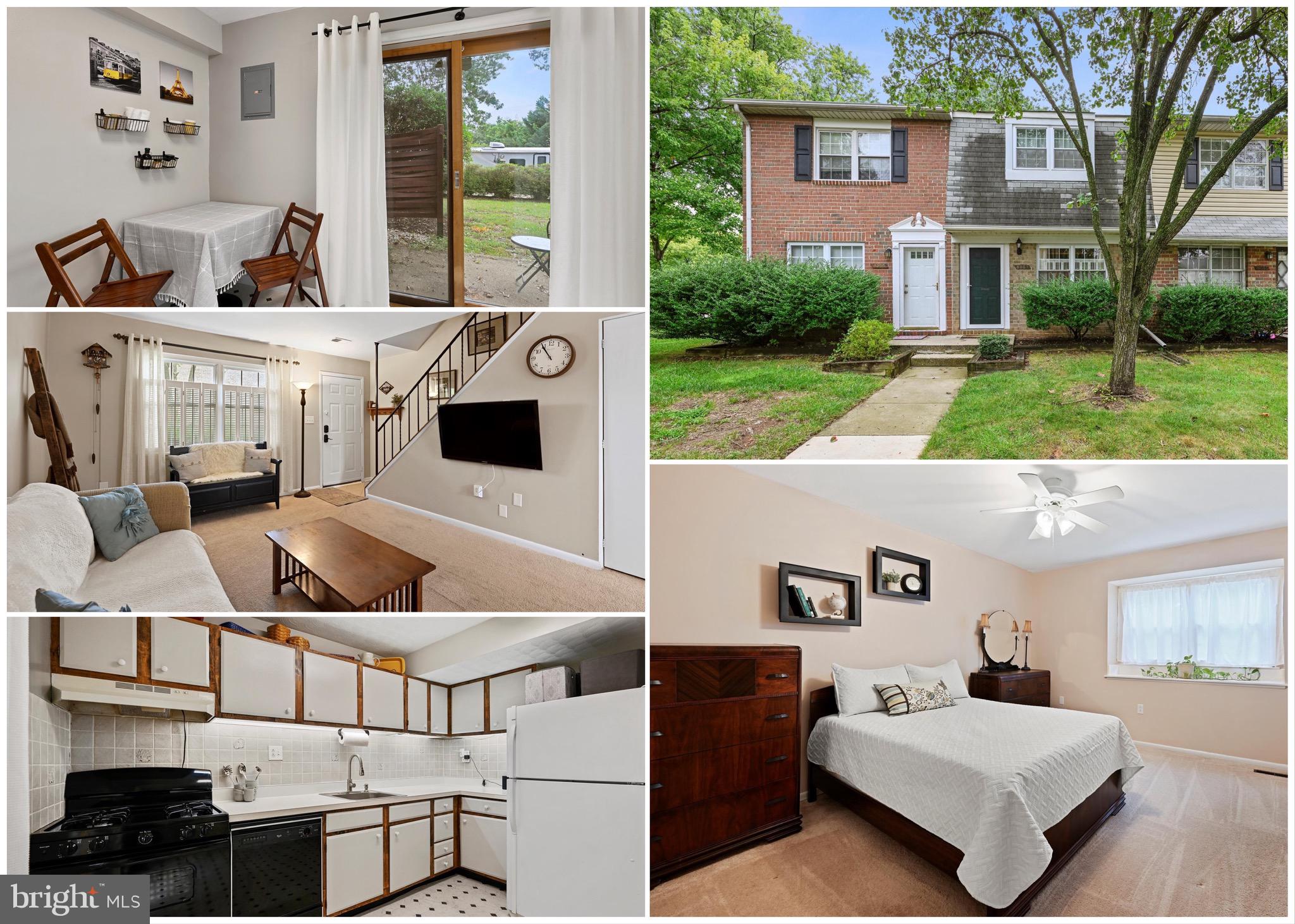 Brick front townhome in Sussex Square offers 1 bedroom & 1 full bath. This home features a living room, a dining area if desired, a stairway to the upper level, and a kitchen with plenty of cabinets & counter space. A stacked washer and dryer closet, and a glass slider walkout to the private patio. Condo fees include community pool, lawn maintenance, snow and trash removal, and water. This home is minutes from the community pool, parks and recreation, commuter routes, shopping, dining, BWI Airport, Ft. Meade, and the Baltimore-Washington metro areas. Home is Where Your Story Begins!