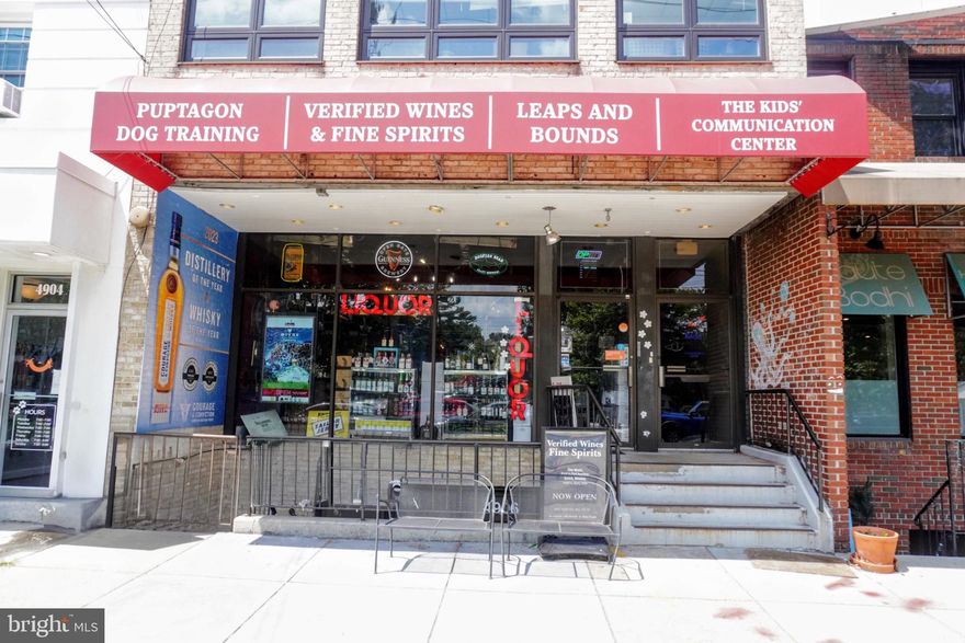 Premium Location in Upper Northwest DC
Verified Fine Wine & Spirits is strategically located along Wisconsin Avenue NW, one of Washington, DC’s most active retail corridors. This thriving neighborhood is home to a mix of established restaurants, boutique shops, and national retailers, drawing consistent daily foot traffic and repeat customers.
Thriving Business in a High-Demand Corridor
The store is positioned within close proximity to residential communities, professional offices, and universities, making it a convenient and reliable destination for local patrons. Its accessibility by metro, bus lines, and ample nearby parking ensures steady visibility and customer flow.
Long-Term Stability & Growth Potential
With a transferable Class A Liquor License and a long-standing presence in the area, Verified Fine Wine & Spirits presents a rare opportunity to acquire a business that is both well-established and primed for continued growth. The location’s zoning supports retail and mixed-use, adding to the long-term value for an investor or operator seeking a stable foothold in the DC market.
Key Highlights
Prime Wisconsin Avenue NW frontage with high daily traffic counts
Established brand presence with a loyal customer base
Accessible location near metro and public transit
Transferable Class A Liquor License, Importation License and inventory included in the sale
Zoning allows for continued retail use and future repositioning