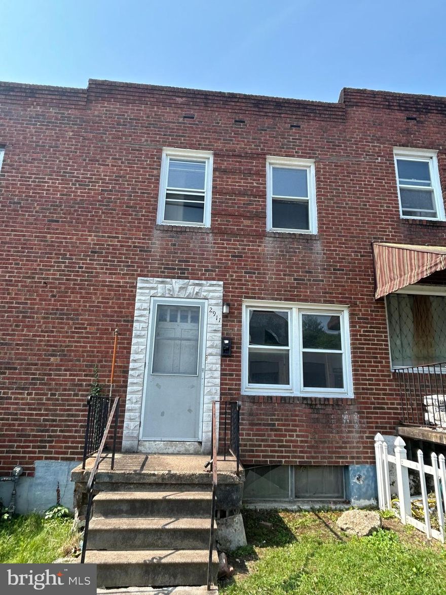 **HOLD HARMLESS AGREEMENT MUST BE SUBMITTED TO LISTING AGENT BEFORE SHOWING IS CONFIRMED** Welcome to this fantastic rehab property located in the heart of Baltimore. With 3 bedrooms and potential for a finished basement, this property offers an excellent opportunity for investors seeking high returns or potential rental income. The spacious layout provides ample room for tenants or future homeowners to create a comfortable living space. The property's convenient location ensures a steady demand from tenants, making it an attractive investment option. Go check it out today before it's gone! **SOLD STRICTLY AS-IS. CASH OR HARD MONEY ONLY**. SELLERS STRONGLY RECOMMEND USING NEW WORLD TITLE OR ONE OF THE TITLE COMPANIES LISTED IN THE SELLER ADDENDUM.