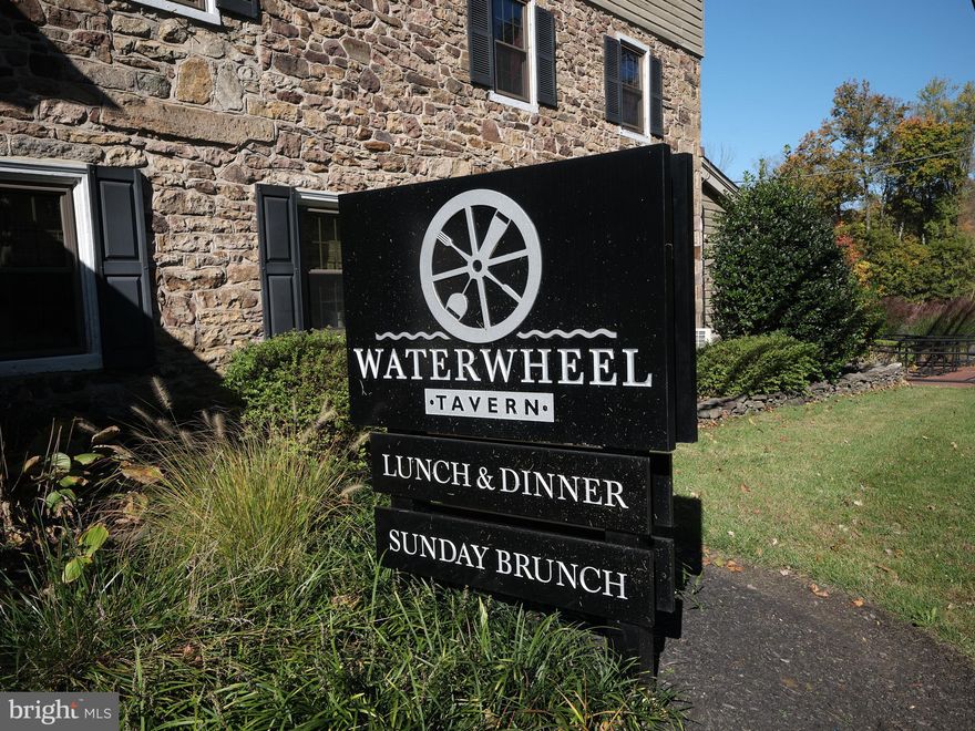Water Wheel Tavern is a historic Bucks County landmark originally built in 1744 by John Dyer, an English Quaker. It existed for centuries as a water wheel driven grist mill and later hosted both a post office and a general store. The mill was transformed into an inn and tavern with the repeal of prohibition in 1933.  This thriving Doylestown institution with a loyal client base has two indoor bars, expansive dining areas,  meeting space, outdoor bar & and ample parking to support the seating capacity. There are two parcels with a total of 5.28 acres. Room to grow and develop more event space.
34-011-140 & 34-011-141-001. Liquor License & equipment included.