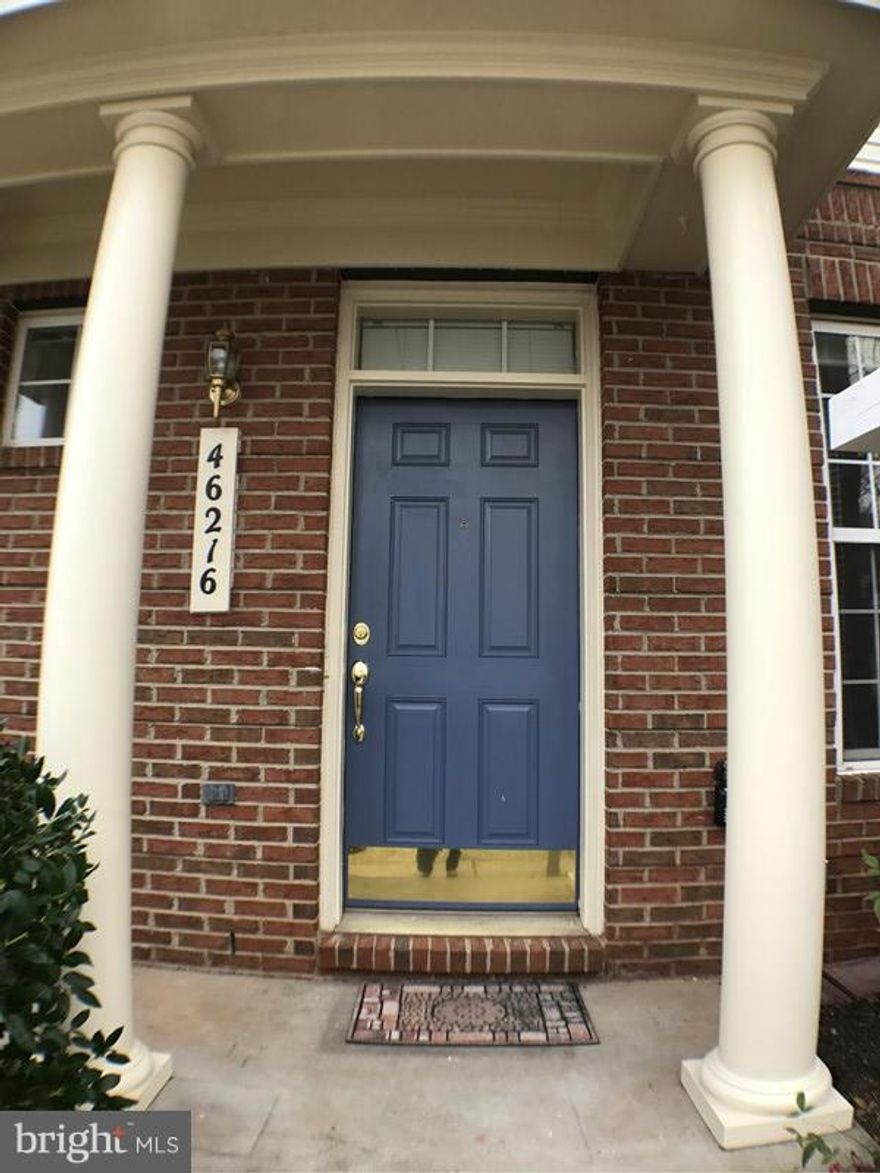 FOR SALE or FOR RENT $2300. This 3-level corner townhome in the Potomac Lakes community in Cascades features 3 bedrooms, 2.5 baths, 2-car garage, fireplace, deck, stainless steel appliances, 9  ceiling, high windows & crown molding; 2 walk-in closets in the Master suite and double vanity & Jacuzzi style tub in its bath. Interior freshly painted. Carpets professionally cleaned. FREE Home warranty*