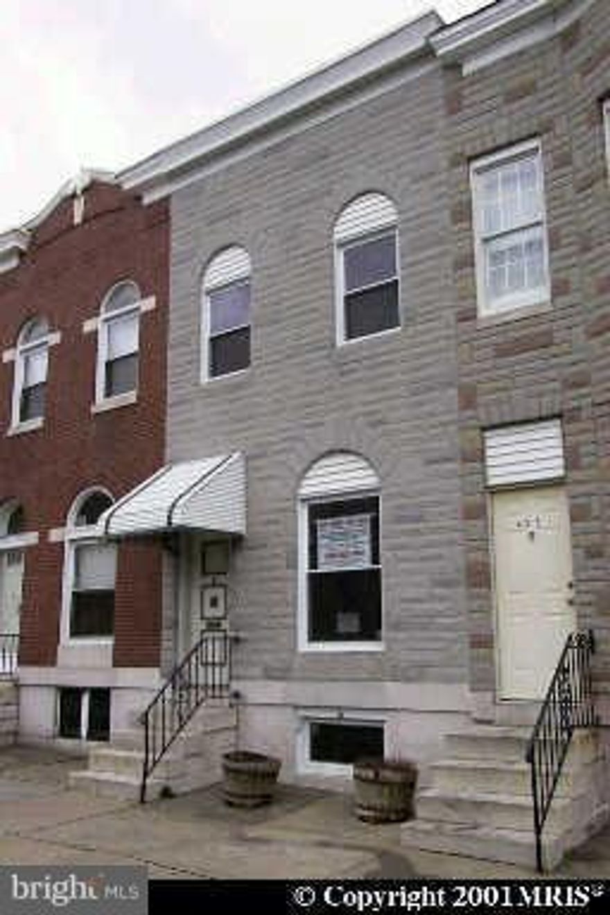 Wonderful chance to own this value priced home.  Enjoy nice room sizes and wood floors.  The rear patio is perfect for warm weather outdoor living space.  Use the partially finished basement as added storage or finish for more living space.  A convenient location, just blocks from Ellwood park and a short drive to Downtown Baltimore!