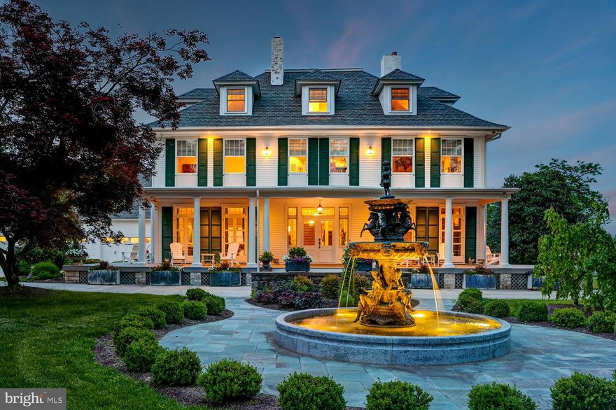 SALE INCLUDED 520 BELFAST ROAD FOR $1,825,000, 510 BELFAST ROAD FOR $200,000 AND 516 BELFAST ROAD FOR $200,000 TOTALING $2,225,000.  The Manor House at Halten is the epitome of class, couth, and character.  She is the Grandame of Sparks Glencoe, steeped in a rich history beginning with her 1894 construction.  Only three families have been lucky enough to be her stewards and now the time has come for her to welcome her next great owner.   An open foyer adorned with one of four restored wood burning fireplaces welcomes you as you enter Halten from her covered porch.  A sweeping staircase leads you up to two separate levels where 7 bedrooms offer respite and repose with laundry on both levels.  The owner's suite is unmatched with a spa bathroom that includes a steam shower, 3 shower styles and luxurious finishes.  Hardwood floors, painstakingly restored glasswork and handmade plaster moldings harken back to her yesteryears while her Geothermal heat, closed cell insulation, wolf appliances, Lutron Lighting System and high-speed fiber optic connections have quietly brought her to the forefront of today's technology.  The five-car garage with enormous finished space above offers a fantastic in-law, exercise space, art studio, or au-pair suite while the outdoor living space is a dream come true for those who love to entertain.  The opportunity to purchase the home fully furnished is available.  Do not let The Manor House at Halten be the ONE that got away. PROPERTY ALSO LISTED AS JUST HOUSE MDBC2072882.