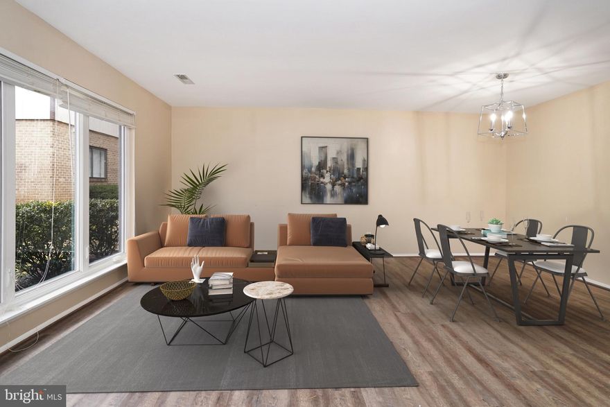 Lovely renovated end unit 3 bedroom 2 bathroom condo, with open floor plan with spacious living and dining room, new LVP hardwood floors throughout, freshly painted and updated kitchen with new granite countertops and stainless steel appliances.  Primary bedroom with walk in closet and ensuite bath, two more generous bedrooms share hallway full bath.  Full size washer and dryer in the hallway.  There are two entrances, one in the front and one in the rear of the unit for additional convenience.  Water and sewer included in rent.  Tenant is responsible for electricity only.  Two parking passes.


Community has outdoor pool, tennis court and beautifully maintained common area.  Walking distance to McLean Silver Line Metro station. Safeway, Starbucks & Lost Dog Cafe across the street.  Major commuter routes nearby!  


Applicants must have a credit score of 700+ and income 3X the rent amount.  One small dog under 25lb allowed with $500 pet deposit and $100/month pet rent.  No smoking allowed.