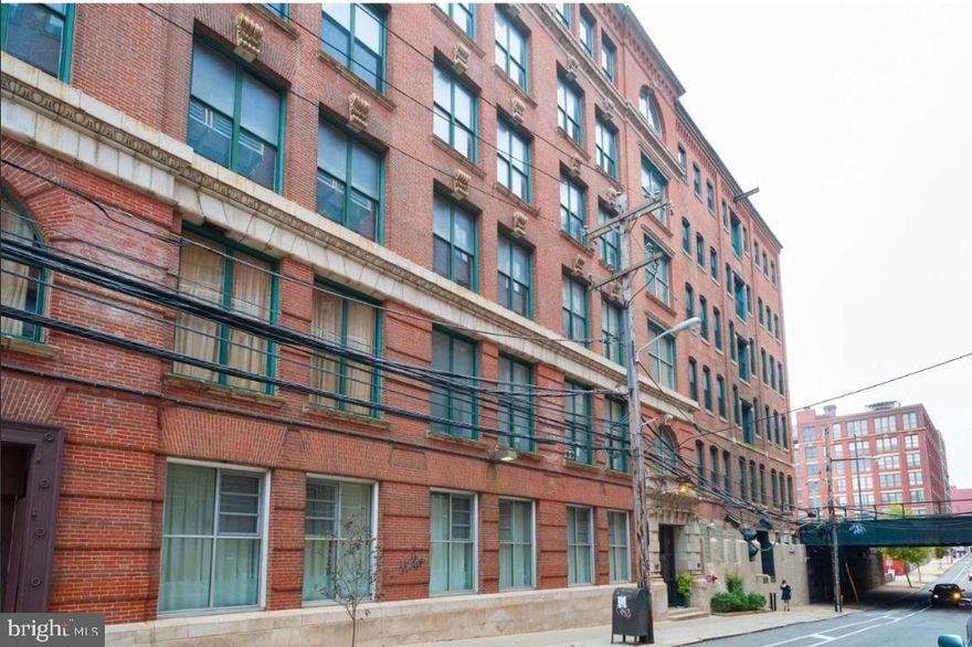 This 1-Bed/1-Bath Loft is located in the heart of Callowhill at Rebman Building Condos. This 42-unit building has the perfect blend of original character mixed with modern upgrades. Perfectly situated off of 13th and Callowhill, you will enjoy having easy access to countless great restaurants, bars, and shops in the area. The proximity to the Broad Street Line also makes commuting throughout the rest of the city a breeze!

Enter the loft and immediately fall in love with open concept floor plan and vaulted ceilings! There is an unobstructed sightline throughout the entire living area which is perfect for when you're entertaining guests or hosting holidays. The loft includes original hardwood flooring, exposed ductwork, and brick walls which add the perfect pop of character to the space.

The kitchen is spacious and comes fully equipped with a stainless steel refrigerator, four-burner electric range, built-in microwave and dishwasher. There is plenty of storage throughout the oversized cabinets and enough counterspace to prepare any meal you can imagine! There is a dining area off the kitchen which can accommodate a six-seat dining set with ease.

The bedroom is located above the kitchen and is accessible from a spiral staircase. This space can accommodate a queen-sized mattress and includes carpet flooring! At the base of the spiral staircase is a bonus room which can be used as a closet or for additional storage. This space includes a second loft area which is the perfect space for a home office!

The upgrades continue into the bathroom where you will find a modern vanity, a stackable washer and dryer, and a full-sized bathtub/shower with a custom tile surround that extends all the way to the ceiling. This bathroom truly feels like having a spa inside your own home!

In addition to all of the great features throughout the apartment, Rebman Building Condos also includes a dedicated package room, keyless entry, and secure key-fobbed doors!

Water is included in rent. Tenant is responsible for electric, gas (if applicable), and cable/internet in addition to rent each month. Sorry, no pets permitted.

Tenant is responsible for any move-in/move-out fees or elevator reservation fees due to HOA.

Application Qualifications: Minimum monthly income is 3 times the tenant’s portion of the monthly rent, acceptable rental history, acceptable credit history and acceptable criminal history. More specific information provided with the application.