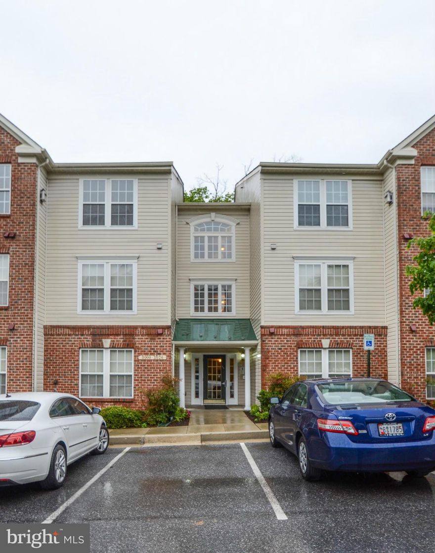 Charming first floor unit located in the Buckingham Condominiums at Newtown of Owings Mills. Clean and well kept unit.  Open floor plan boasts upgraded stainless steel appliances, open kitchen to dining room area, custom drapes and rods, and a full bathroom for each bedroom.  One time annual water/sewer hookup fee of $301.59. Located in close vicinity to 695 and 83, easy to show!