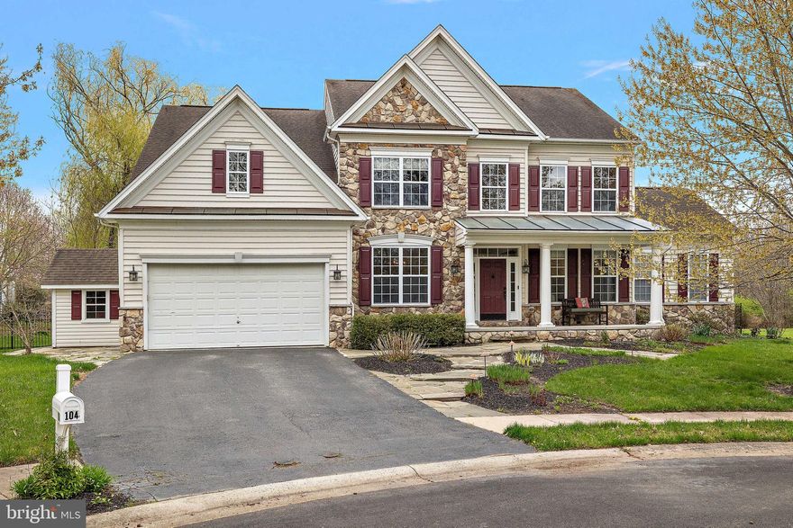 Stunning North Wilmington stone colonial with exceptional appointments ready for you to make it your new home. The appealing floorplan fulfills all the demands requested by buyers in the current market. Enter from the front porch into a dramatic 2 story foyer open to the living room and an ample sized dining room with lovely millwork. These rooms have "real" hardwood floors. Informal living can be found in the spacious family room with its gas fireplace for chilly days. The fully equipped kitchen with granite countertops, stainless appliances including a new refrigerator are all included with the star for the gourmet cook being the Viking convection oven and gas range. The kitchen opens to a breakfast nook with French doors to the spectacular back yard. A large laundry room also serves as a first-floor office although there is an additional mudroom with access into the garage. The half bath is well placed off the foyer for entertaining. The large solarium with vaulted ceiling, heated floor and Palladian window not only opens to the pool but is a retreat offering peaceful views of the open space and wooded area to the right. The property is at the end of a cul-de-sac on a professionally landscaped lot that would be difficult and costly to duplicate. Continue to the 2nd floor on your tour and view 5 bedrooms and 3 full baths. The oversized primary bedroom features a large custom walk-in closet and a separate sitting area. Its bath is exceptional with jetted tub, 2 sinks, and custom walk-in shower. The additional bedrooms all have multiple uses with one having an ensuite bath. There are sunny views from all the windows. The crown jewel may be the backyard with its designer shaped saltwater pool, extensive hardscape, 2 pergolas and a large elevated circular patio which leads back into the kitchen area making it a perfect space for outdoor dining. On the tour don't forget to view the finished walk-out basement with recreation room, pool table (included), fitness room and full spa like bath. This area houses a tankless water heater and a room for the high-end pool equipment. The large walk-out entrance to the pool area is perfect for access to the full bath after a swim and sunbathing. The basement is another whole living space offering fun to the entire family. There are many more features listed on a sheet of upgrades to take with you. Easy and elegant living is waiting for you in this well-appointed home. Don’t delay. This property is priced to sell and can be yours in a market with limited inventory!