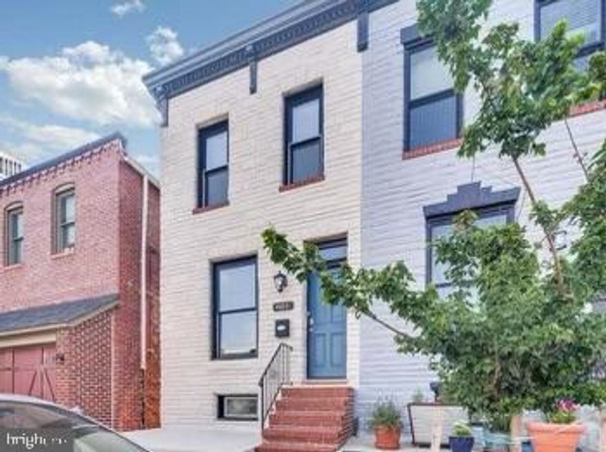 Introducing a stunning 2-bedroom possibly 3, 2-bathroom  townhouse nestled in the heart of Canton. This end of group town-home boasts a charming blend of modern elegance and historic charm. Step inside and be greeted by the gleaming hardwood floors and the captivating exposed brick walls that add character to the space. The gourmet kitchen is a chef's dream, featuring stainless steel appliances and beautiful granite countertops. The spacious bedrooms offer a peaceful retreat, while the luxurious soaking tub in the bathroom provides the perfect place to unwind after a long day. The finished basement offers additional living space, perfect for a bedroom,  home office or entertainment area. A convenient mud room provides easy access to the outdoors, while the roof top deck is the ideal spot for enjoying the beautiful city views. With off-street parking, you'll never have to worry about finding a spot. Located in the vibrant Canton neighborhood, this townhouse is surrounded by an array of dining, shopping, and entertainment options. Don't miss the opportunity to make this exquisite townhouse your new home. Schedule a tour today and experience the best of Baltimore. #R142320