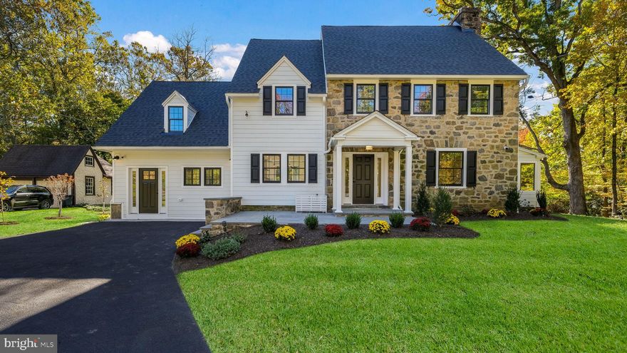 Welcome home to your piece of paradise in Wayne. This property puts the exclamation mark on totally remodeled!! Everything, and I mean everything is new, with no expense spared.
See the Specifications and Improvements in the document section, there is just too much to tell. 
From the warm 3/4 inch Hickory floors welcoming you at the front door, to the open floor plan, to the new kitchen, butler pantry, mud room, large living room, screened porch, 2 primary bedrooms, 4 full baths, beautiful blue stone patio ready for an outdoor kitchen, fully finished basement with powder room. 
The new Andersen windows, foam insulation, water proofing with a water pressure back up, new 90% efficient gas heat and central air, Hardie Board siding,  and new roof takes your new home well into the future with energy savings.
All this and steps away from downtown Wayne, Chanticleer Park, schools, shopping,  and located on magnificent Brooke Rd., this home has it all.