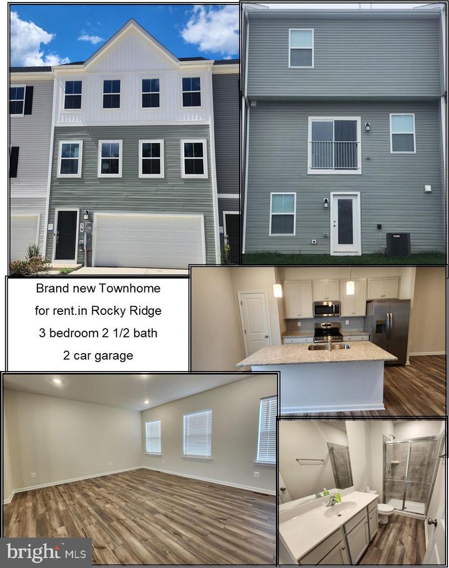 For rent in Rocky Ridge. This home sits on the Berkeley Jefferson county line, so very convenient to wherever you commute. Brand 3 bedroom 2 1/2 bath 3 level featuring a 2 car garage. Lots of upgrades.
Rent is $1995 per month, security deposit is $1995. Application fee is $55 per adult. NO pets. Tenant pays all utilities. Available immediately. Minimum 12 month lease.