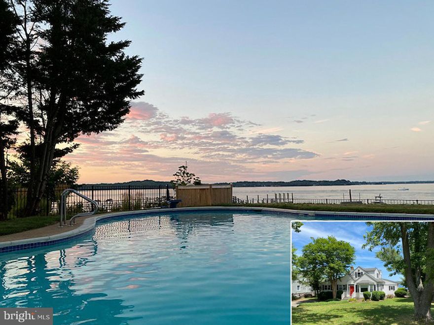 Spectacular, unobstructed views across the Magothy River to Dobbins Island & Gibson Island, this Dream House is perfect for people who love Bay Life! 
 
Relax next to the beautiful WATERSIDE POOL with plenty of sun or under the cool shade of tall trees on this gently elevated and beautifully landscaped .63-acre lot. Entertain on the waterside screened Porch and spacious deck overlooking the Chesapeake Bay, flower beds and lovely yard. Catch plenty of fish and Blue Crabs from the 100-ft shoreline with beautiful stone riprap and the 300' private pier with 8' MLW.
 
The listing includes both the MAIN HOUSE (3 Bedrooms; 3 Full Baths; large, previously remodeled Kitchen; Dining Room and Family Room, and new LVP flooring for some rooms), plus a SEPARATE COTTAGE (2 Bedrooms, 1 Full Bath, Living Room with new LVP flooring, Kitchenette, new Carrier HVAC and new water heater) to be used by Tenants for entertaining relatives and guests.
 
Included in the monthly rent are Landlord-paid lawn fertilization and lawn weed control. Blue Ribbon Broadneck Schools are not far from the property. Landlord prefers 2-year lease, but will consider a longer lease. Please see the documents for application information and Notes from the Landlord regarding some restrictions.
