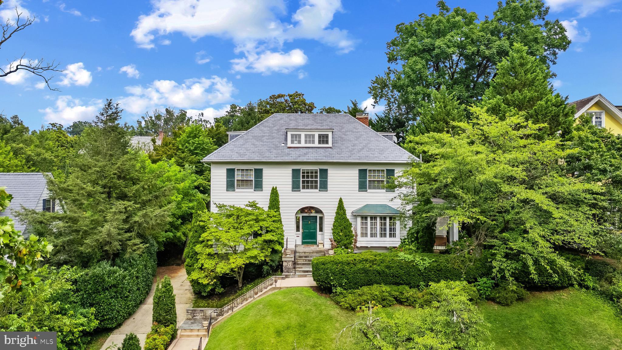 Nestled on a prestigious street in Guilford, this stunning, light-filled colonial home, featuring 7 bedrooms and 4.5 baths, perfectly combines elegant entertaining spaces with cozy family living. The newly renovated gourmet eat-in kitchen is a chef’s dream, complete with custom cabinetry, a Subzero refrigerator, a 6-burner Wolf range/stove, granite countertops, instant hot water, and a wine/coffee station. It offers easy access to a private flagstone patio and a fenced backyard, ideal for outdoor gatherings.
The home showcases exquisite architectural details, including beautiful moldings, wainscoting, millwork, hardwood floors, and ceilings that soar to 9 feet. The elegant foyer sets the stage as it opens to a formal dining room and a spacious living room, which features a wood-burning fireplace and French doors leading to a welcoming sun porch.
The second floor is home to the primary suite, featuring an updated primary bath with heated flooring, along with three additional bedrooms and a hall bath. Venture up to the third level to find two more bedrooms, an office space, and a hall bath. For added convenience, the second floor hosts a laundry room and a walk-in cedar closet.
The lower level offers a finished family room, a full bath, and ample storage space, catering to both relaxation and functional needs. Perfectly maintained and tastefully updated, kitchen renovation and new HVAC systems for the first floor and lower level, installed 2021, 2nd level HVAC installed March 2025.
Experience peace and tranquility in this serene setting, tucked within a desirable neighborhood. Enjoy the advantage of being within walking distance to both private and public schools, delightful restaurants, parks, and the renowned Sherwood Gardens.