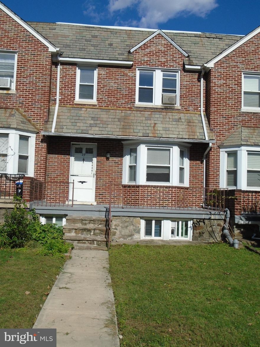 Apartment in Baltimore County. This apartment is on the lower floor of a townhouse. Has eat in kitchen with range, refrigerator, and pantry. Nice size living room and bedroom with wall to wall carpet. No smoking. Will consider your cat.