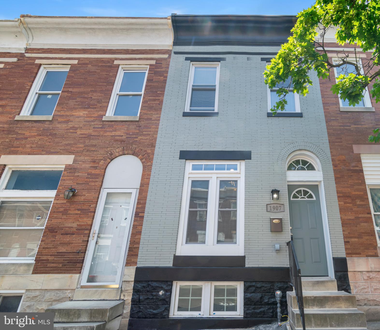 Welcome to 1907 E Lafayette Ave, a meticulously updated two-story townhouse that blends modern sophistication with timeless charm. Step inside and admire the luxury vinyl flooring that graces the main level with a full bedroom and lower level, offering durability, privacy and contemporary living quarters. The coffered ceilings add architectural interest and a touch of refinement, enhancing the spacious, airy feel of the living area, and keeping the original charm of a Baltimore marble step row home. This home is perfectly positioned near Johns Hopkins Hospital, Clifton Park Golf Course, and minutes from Downtown Baltimore, providing easy access to shopping, dining, and entertainment. Don't miss your chance to own this beautiful fully remodeled, townhome in a vibrant Baltimore neighborhood! Tons of grant programs and down payment assistance available in this area like Live Near Your Work, Buy Back the Block, and various homeownership incentives and assistance programs. Buyer to verify eligibility....We want you in this home!!!