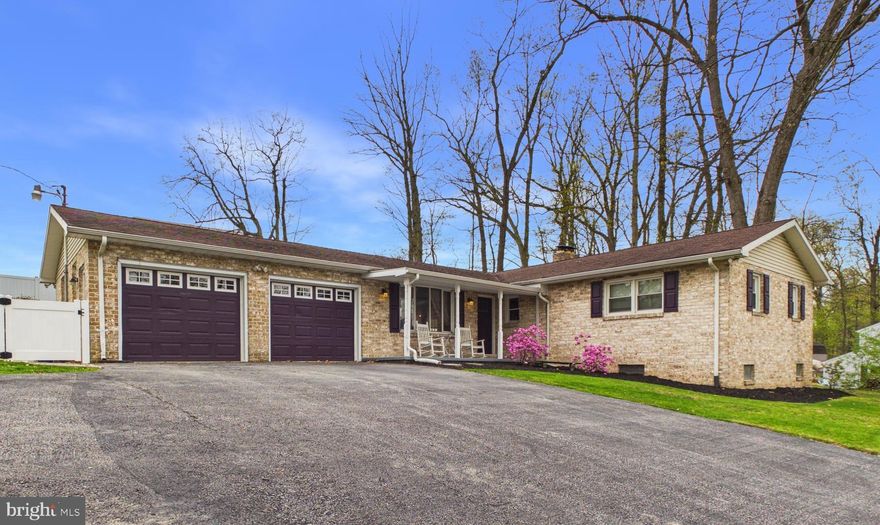 Come take a look at this beautifully updated all-brick rancher situated on a half-acre lot! Enjoy a private setting while still being conveniently close to schools and local amenities.

The home features an updated kitchen complete with a farmhouse sink, granite countertops, tile backsplash, and recessed lighting. The spacious living room offers a cozy wood-burning fireplace—perfect for relaxing evenings. The main level also includes a formal dining room and a conveniently located laundry room just off the kitchen.

The primary bedroom boasts his-and-her closets along with a private en-suite bath. The hall bathroom has been tastefully updated with dual sinks, luxury vinyl tile flooring, and a tub/shower combination.

Downstairs, the finished lower level provides a large family room plus two additional versatile rooms ideal for a home office, playroom, or exercise space. There’s also ample storage in the unfinished area where the home’s mechanical systems are located.

Step outside to enjoy the large covered patio and spacious backyard—perfect for entertaining or unwinding. Additional highlights include an oversized two-car garage & plenty of parking.
Schedule your showing today!
* Click on movie camera Icon for 360 Tour