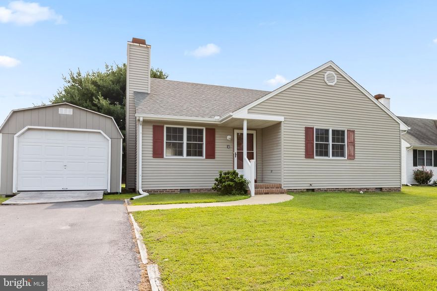 Welcome to this charming 2 bed, 2 bath rancher nestled within a tranquil cul-de-sac setting. With freshly painted walls that exude a welcoming ambiance, this home offers the perfect blend of comfort and style. Situated on a public water and sewer system, you'll enjoy the convenience and peace of mind that comes with worry-free utility management. 

Step into the spacious living room, adorned with elegant vaulted ceilings that create an airy and open atmosphere. The focal point of this room is a cozy fireplace, perfect for creating warm and memorable moments during chilly evenings. Imagine unwinding here with loved ones or entertaining friends in this inviting space.

The master bedroom is a true retreat, boasting a spacious walk-in closet that provides ample storage for your personal belongings and a en-suite bath, offering convenience and privacy.

In addition to the numerous features inside, this home presents a detached 1-car garage – an ideal space for securing your vehicle or utilizing as a workshop to nurture your hobbies.

This rancher offers not only a comfortable interior but also a location that provides a serene escape from the bustle of city life. The cul-de-sac ensures minimal traffic and noise, allowing for peaceful enjoyment of your surroundings.

Don't miss the chance to make this delightful rancher your own. Schedule a showing today and experience the harmonious blend of modern convenience and cozy living that this home has to offer.