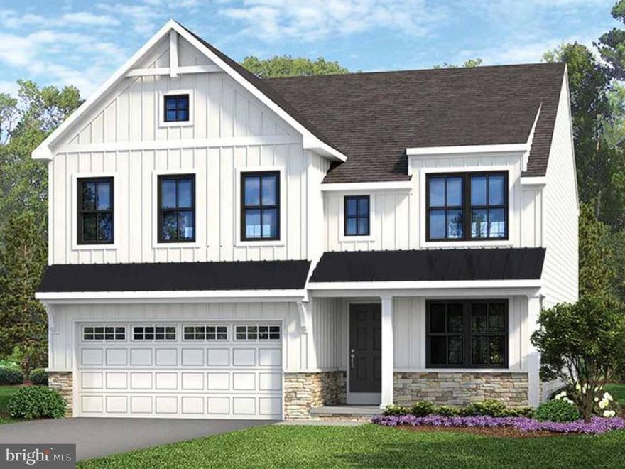 The Lachlan Farmhouse is a thoughtfully designed 4-bedroom, 3.5-bath home featuring an open floor plan and ample storage. The spacious Family Room seamlessly connects to the Kitchen and Dining Area, creating an inviting space for gatherings. The Kitchen is equipped with an eat-in island, stylish tile backsplash, extended cabinetry, Whirlpool stainless steel appliances, and a walk-in pantry. Just off the Kitchen, the Mud Room offers a walk-in closet and access to the 2-car Garage, adding convenience to daily life. A Study and Powder Room are also located at the front of the home.  

Upstairs, the Owner's Suite boasts two walk-in closets and a private full bath, providing a relaxing retreat. Three additional bedrooms, each with its own walk-in closet, share a full bath, while a centrally located Laundry Room adds practicality and convenience. An partially-finished basement with a full bath is included. 

Discover Meadows at Legacy Farms, a vibrant community of newly built homes nestled in the picturesque town of Westminster, MD. As the latest expansion of the Legacy Farms community, Meadows at Legacy Farms features 22 spacious homesites, each boasting approximately 0.25 acres of land. Experience the beauty of tree-lined streets that not only provide a sense of privacy but also immerse you in the tranquility of nature. Welcome home to a place where modern living meets the charm of Westminster.

Price shown includes all applicable incentives when using a Keystone Custom Homes preferred lender. Price subject to change without notice.