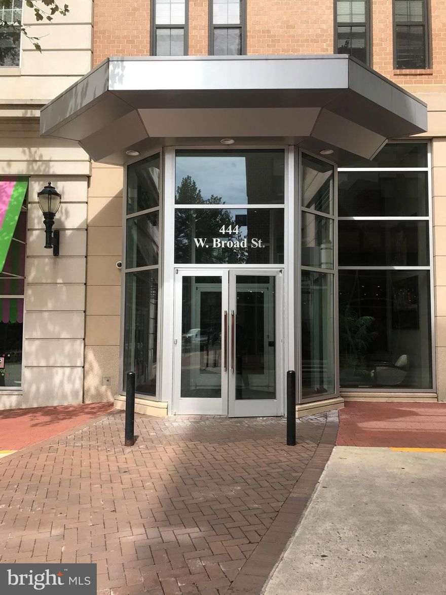 Enjoy Falls Church City Living at its best in this lovely 2 BR, 2 BA unit.  Freshly painted w/new carpet in bedrooms.  Each bedroom features a w/in closet and private bath.  Rent includes internet, gas, water! Building has lounge with conference room, 3rd floor outdoor courtyard, fitness room, rooftop deck . Parking space #203 just outside of Mezzanine entrance. Large storage unit steps from unit!