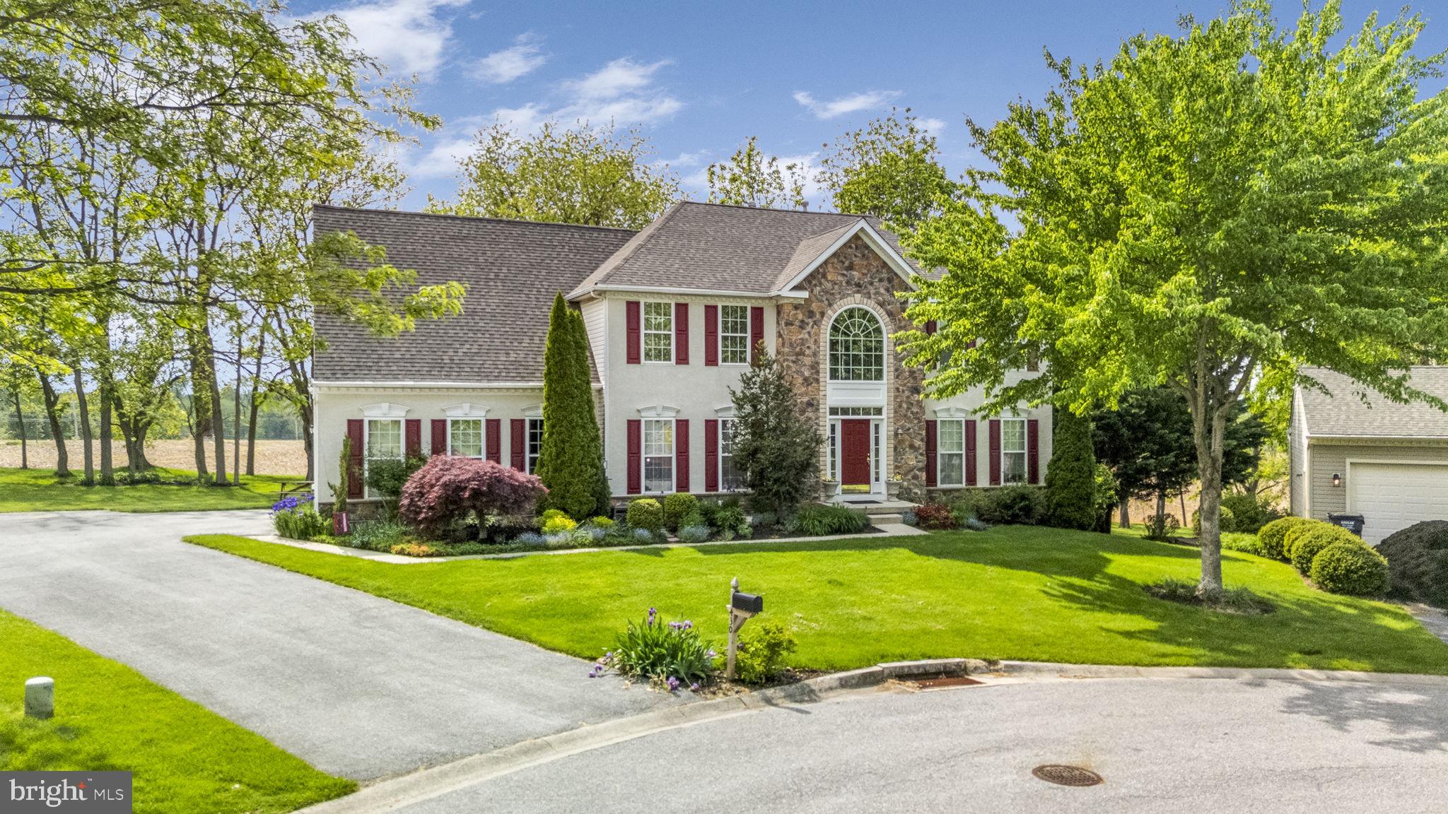 Stunning Home with Luxurious Features and Breathtaking Views in Avon Grove School District!
Welcome to this meticulously maintained and beautifully appointed home, offering an exceptional blend of elegance and comfort. From the moment you step through the vaulted entry, you'll be captivated by the thoughtful design and high-end finishes throughout.
Entertain in style in the formal living room and host memorable gatherings in the adjacent formal dining room. For those who work from home, a dedicated at-home office provides a quiet and productive space.
The heart of the home is the inviting family room, featuring warm hardwood floors and a cozy gas fireplace, perfect for relaxing evenings. The expansive large eat-in kitchen is a chef's delight, offering ample counter space and storage for culinary creations.
Venture downstairs to the finished basement, providing additional living space for recreation, hobbies, or a home gym.
Upstairs, retreat to the spacious large primary bedroom, a true oasis complete with a luxurious bathroom en-suite. You'll appreciate the convenience of his and her walk-in closets, providing plenty of storage. The large secondary bedrooms offer comfort and space for family or guests.
Step outside and enjoy the serene surroundings from the raised composite deck, ideal for outdoor dining and relaxation. From there, descend to a large hardscape patio, perfect for entertaining and overlooking truly bucolic views. If you dream of a backyard oasis with a pool, there is ample room to add one.
Don't miss the opportunity to own this exceptional property that seamlessly blends sophisticated living with the tranquility of nature. Schedule your showing today!