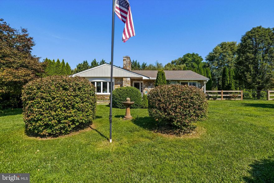 Welcome to this beautifully maintained Butler stone rancher, offering a perfect blend of timeless charm and modern convenience. Situated on a spacious lot, this home features an oversized two-car garage with a workshop—ideal for car enthusiasts, hobbyists, or extra storage needs.

Step inside to discover gleaming hardwood floors throughout the main level, an updated kitchen with granite countertops, stainless steel appliances, and a convenient breakfast bar. The open-concept living room, anchored by a striking stone fireplace and bay window, flows seamlessly into a massive formal dining room, perfect for entertaining. A main-level laundry area adds everyday practicality.

The primary bedroom suite includes a private full bath with a walk-in shower and glass doors, offering a spa-like retreat.

The partially finished lower level expands your living space with two potential bedrooms—each equipped with a split HVAC unit—another full bath, a large recreation room also climate-controlled with a split unit, and a dedicated workshop area.

Enjoy the outdoors year-round with a covered rear deck and a side patio off the oversized attached garage. The detached two-car garage features an additional rear workshop with an overhead door for easy access to the backyard.