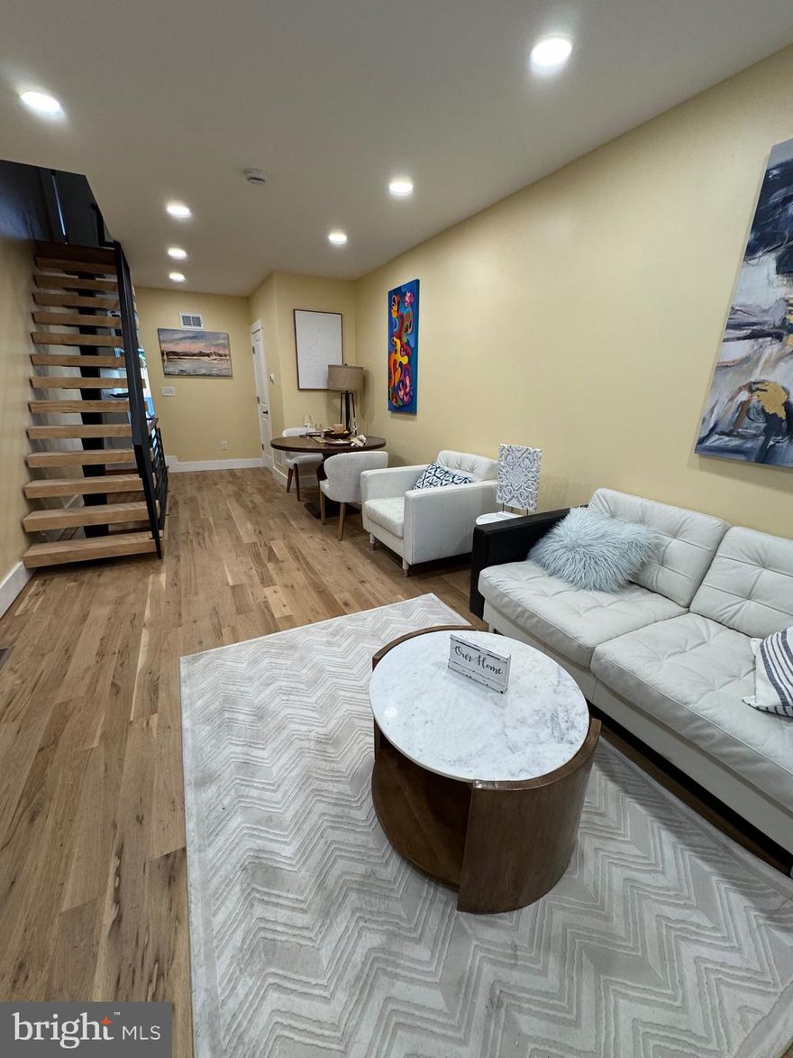 This beautifully rehabbed 2-bedroom, 1.5-bath gem blends comfort and character just steps from all the action. Enjoy a spacious living room with a cozy fireplace, a first-floor powder room, and a large backyard perfect for relaxing or entertaining. Upstairs, you'll find two generously sized bedrooms and a full bath with both a stall shower and soaking tub. All this, just minutes from Fishtown’s top restaurants, cafes, and nightlife!