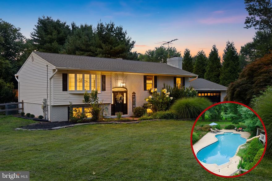 Ready to only listen to the sound of nature? This is your opportunity to own a lovingly maintained home nestled on a peaceful street in Western Howard County, where lifestyle meets location. For the past 20 years, this home has been the backdrop to laughter, love, and lasting memories.  Step into a home where every detail is designed to make life feel bigger, brighter, and bolder. From the front curb to the farthest fence post, 14086 Gared Drive is a property that refuses to be ordinary.
The backyard is a pure magical oasis—a shimmering Sylvan pool surrounded by an expansive stone patio, a resurfaced deck, and a built-in fire pit is ready for long, glowing nights under the stars. Flat, wide-open green space stretches out for entertainment, games, or your next big idea, while mature trees wrap the property in privacy. Two sheds, a greenhouse, and invisible fencing make it as functional as it is beautiful.
Inside, every space feels fresh and elevated—hardwood floors, new carpet, huge windows and crisp paint lead the way. The kitchen commands attention with granite counters, stainless steel appliances, and a center island that doubles as the perfect gathering spot. The primary suite is a flexible retreat with its own sitting area—ready to be transformed into a reading lounge, creative workspace, or a jaw-dropping walk-in dressing room.
The lower level is a chameleon—complete with 2 generous bedrooms and a huge family room complete with a kitchenette. Think multi generational living and it is an easy conversion. It’s equally suited for hosting epic game-day parties, creating a private guest wing, or running a sleek home business setup. Not one, but 2  fireplaces in this home, including a wood stove insert, that brings warmth and atmosphere when the temperature drops.
With a newer roof (2021) and a hybrid HVAC system for year-round comfort, the practical side is already handled. All that’s left is for you to move in and start enjoying it.
100% financing available as this home is USDA eligible. 
Families will love being within walking distance to musically renowned Glenelg High School and zoned for Bushy Park ES and Folly Quarter MS. Located minutes from Cattail Creek Country Club, Western Regional Park, and Glenwood Community Center—and with quick connections to I-95, MD-32, I-70, and MD-97—this is where lifestyle and location hit the sweet spot. 
Bold. Polished. Unforgettable.