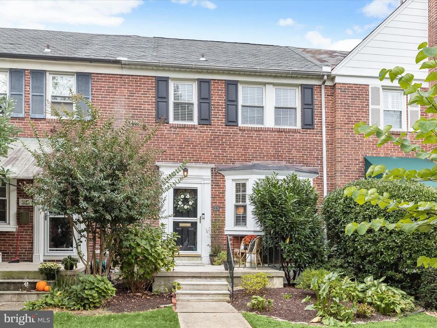 OPEN SUNDAY- 10/26, FROM 1 - 3 PM. Classic beautifully restored gem in Rodgers Forge, perfectly nestled within the heart of this most ideal County neighborhood, ideally backing to a community park to boot!  Includes rare and most sought-after garage parking. Features gorgeous NEW kitchen (’25) with stunning quartz counters, lovely, expanded cabinetry with built-in pantry, ceramic floor and new stainless appliances. Further improved with totally renovated clubroom (’19) with recessed lighting & handsome luxury vinyl plank flooring. Includes the convenience of a full bath at this lower level. Very well appointed & designed, highlighted by fine millwork & casing, gleaming refinished oak floors thru-out, arched room openings, and the benefit of a circular main level floor plan. Important upgrades include NEW CAC (’25), lining & repointing the chimney (’24 & ’23), newly installed blue stone patio, and a freshly painted interior from top to bottom – exhibiting a delightful classic décor. Well planted grounds front & back, showcasing a most unique covered stone back porch for relaxing. Neighborhood enjoys the benefits of treasured Blue-Ribbon schools – all within walking distance. Perfectly located - convenient to all points north & south, and the vibrant options within a revitalized Towson, including Whole Foods, public library, and so much more. Home in absolute mint, move-in condition. To view the virtual tour, click on the camera icon above the main photo of this listing description.