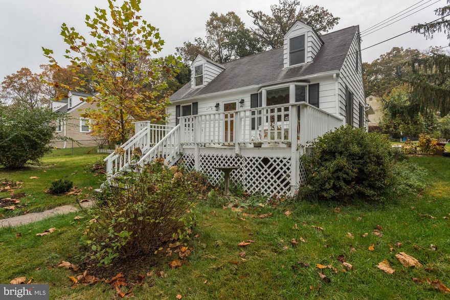 Stunning remodeled Cape Cod on quiet street in highly desirable Woodlane neighborhood. Beautifully remodeled kitchen with Craftmaid cabinets and Corian counters. Heated floors in kitchen and dinette with beautiful rooms! Large fenced yard with separate 1-car garage. This rare quiet cozy corner lot minutes from 495 gives you the best of both worlds and makes this home a commuters dream!