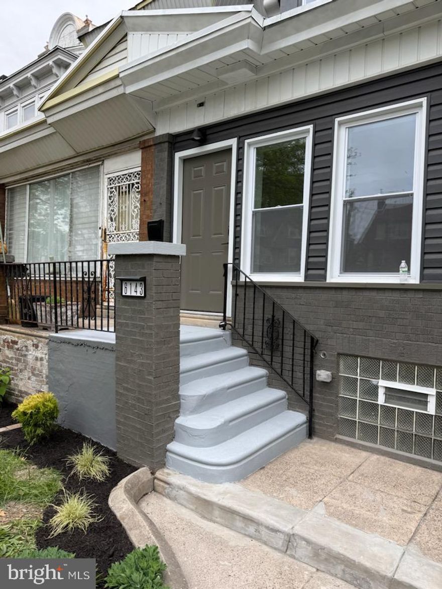 Stop looking & start packing!!! This beauty has been renovated t/o & is absolutely stunning.  This row home is one of the largest in the area  w/almost 1400 sq ft of living space. The main level gives you a tranquil sun palor/sitting rm, lg Living Room/Dining Room combo & a custom kitchen w/stainless steel appliances, c/t backsplash, quartz counters & pantry room. The 2nd flr offers 3 nice size bdrms w/closets & ultra modern 3pc c/t hall bth. The basement is a builders finish w/powder rm & exit to the rear driveway. In addition, everything is new t/o...central air, heat, hot water heater, roof, windows, floors etc... This home is a must see!!! Just unpack & relax!!! The only thing missing is Y-O-U!!! Seller is a licensed Broker in PA.