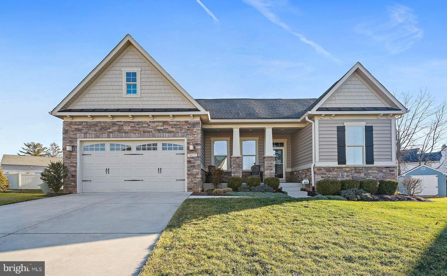 Welcome to this stunning 2015 built home located in McNeal Farm! This beautiful property shows like a NEW model home. The current owner included every upgrade combining modern design with functionality. As you step inside, you will immediately notice the gorgeous hardwood floors that flow throughout the open floor plan. The vaulted ceilings add an extra touch of elegance and grandeur. The gourmet kitchen is a true chef's dream, featuring a spacious kitchen island that seats four, a double oven, and gas cooktop making it the ideal space for preparing delicious meals and entertaining guests. The open living room has vaulted ceilings with a gas fireplace creating a cozy and relaxing oasis. Enjoy meals in the sunlit dining room overlooking the private backyard. The primary suite, on the main level, is complete with a luxurious soaking tub, double vanity, and ample closet space. The main level also includes 2 large bedrooms, a private office, and a separate laundry room with custom cabinetry. The finished basement adds even more living space to this already impressive home. It features a full wet bar that is perfect for hosting holiday gatherings, an additional bedroom, full bath, and a bonus room for hobbies . Outside, you will find a paver patio where you can enjoy outdoor dining or simply unwind in the fresh air. The walk-out basement provides easy access to the backyard, which offers plenty of space for outdoor activities. Additional features of this property include custom tile, two basement storage rooms (not shown on floorplan), and a 2-car garage for your convenience. Do not miss the opportunity to make this house your new home sweet home! Schedule a viewing today and experience the beauty and comfort it has to offer. 5 Minutes to White Marsh Mall, I-95, and I-695.