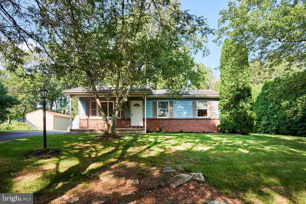 Lasso this Rancher. Cute as a button & located in Pleasant Hills on a private corner lot with a flat tree lined back yard backing to a neighboring farm field. Step inside to discover easy to clean laminate flooring throughout most of the main floor. There is a large living room that leads to the efficient & well-equipped updated eat-in kitchen, with included appliances, newer cabinets, countertops & tile backsplash. There are 3 bedrooms & an updated full bathroom with tile flooring. The basement boasts a spacious rec room (currently used as an additional bedroom), an updated full bathroom with laundry area, has been radon mitigated & has Bilco doors/steps to the outside. Additional highlights include a welcoming covered front porch & rear concrete patio overlooking the peaceful backyard & cozy fire pit. A great home in a terrific location right outside the quaint town of Pleasant Gap. Showings to begin Saturday, September 4, 2021, schedule your private viewing.