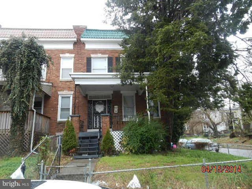 Charming porch front home in Baltimore City. This home has 3 bedrooms 1 bath, partially finished basement. Fenced rear yard, perfect for Summer time fun! Don't miss out opportunity to own this home!