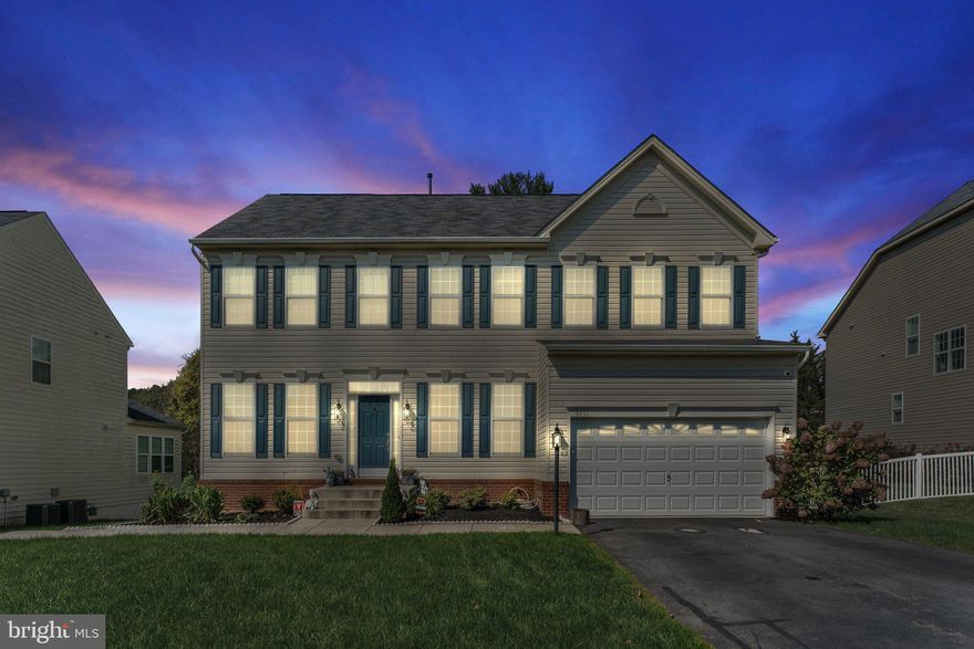 Welcome to this stunning Colonial-style single-family home, built in 2019, offering 5 spacious bedrooms and 3.5 bathrooms across 4,408 finished square feet. The main level features gleaming hardwood floors and a dedicated office, perfect for remote work. The expansive living room boasts 9-foot ceilings, providing an airy and open feel.

The kitchen is a chef's dream with stainless steel appliances, including a brand-new refrigerator (2024), built-in wall oven, microwave, and a charming breakfast nook that floods with natural light. The master suite offers a generous walk-in closet, while the fully finished basement includes an additional bedroom, full bathroom, wet bar, and walk-out access—plus an extra room that can serve as a 6th bedroom.

Step outside to enjoy the spacious backyard with a large patio, a storage shed, and a convenient sprinkler system installed. Enjoy the perfect balance of privacy and convenience, just moments away from all that Warrenton has to offer. The Warrenton Aquatic & Recreation Facility (WARF), a children's play area, and Fauquier High School are all within a short, easy walk of less than half a mile. Nestled in a peaceful location, yet just minutes from shopping, dining, and major highways, this home combines the best of both worlds.