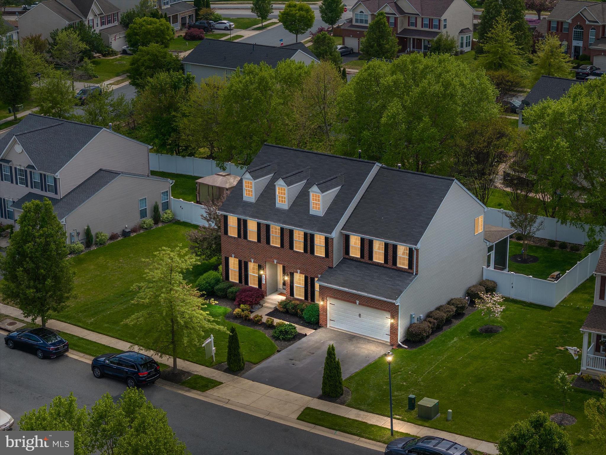 Welcome to this beautifully updated brick-front Colonial in the highly sought-after North Brook community, offering over 3,900 sq ft of living space designed for comfort, function, and style. Freshly painted and featuring a brand new tile floor in the living room, this home blends timeless character with modern upgrades throughout.
Step inside to find 5 spacious bedrooms, including a main-level bedroom perfect for guests or multi-generational living, and massive secondary bedrooms upstairs. The luxurious primary suite offers a large walk-in closet and plenty of room to unwind. The kitchen is a true standout, featuring brand new granite countertops, high-end stainless steel appliances, and a walk-in pantry for maximum storage and convenience.
Enjoy the outdoors from your screened-in porch overlooking the fenced-in yard, surrounded by gorgeous landscaping that provides privacy and beauty year-round. A new roof (2024) adds peace of mind, and the 2-car garage provides ample storage.
All of this is located in a vibrant, amenity-rich community with playgrounds, soccer fields, pavilions, scenic ponds, and walking paths—perfect for those who value both space and neighborhood charm.
This one checks all the boxes—schedule your private tour today before it's gone!