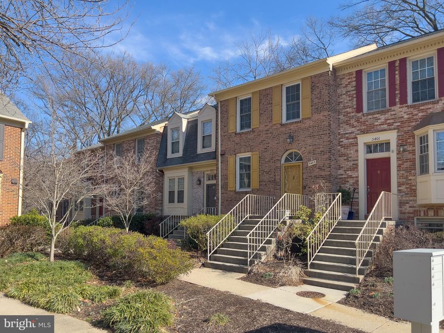 Move-in Ready  This very well maintained 3 level townhome features 3 bedroom and 2.5 baths. and has been freshly painted throughout and has many other updates.  The upper level has 2 bedrooms one of which is the master suite and full bath, and another large bedroom with an additional full bath. Both the upper stairs and upper floor are fully carpeted and have plenty of closet space. The main level features the foyer/entry area with hardwood flooring, a kitchen with granite counter tops, stainless steel  appliances, ceramic tile flooring, a separate dining room and generous size living room both which feature hardwood flooring and  a view to the rear fenced yard. The lower level features a recreation room with a wood burning fireplace, half bath, an additional bedroom, HVAC/laundry room, storage room and walk-out basement leading to a private patio which is great for entertaining.. Come call this well-maintained townhome community your new home and enjoy the close by pond, wooded nature trail for hiking & dog walks and playground. All this and more within moments distance of the Grosvenor Metro, and food market, bike or ride to downtown Bethesda within moments.  Close to NIH, Walter Reed Medical Center and the new Marriott Hotel and Resort Headquarters. An amazing amount of  restaurants and nightlife are within moments of this locations. Other shopping like Pike & Rose, Whole Foods, Harris Teeter are just moments away as well, as are I/270, I/495.